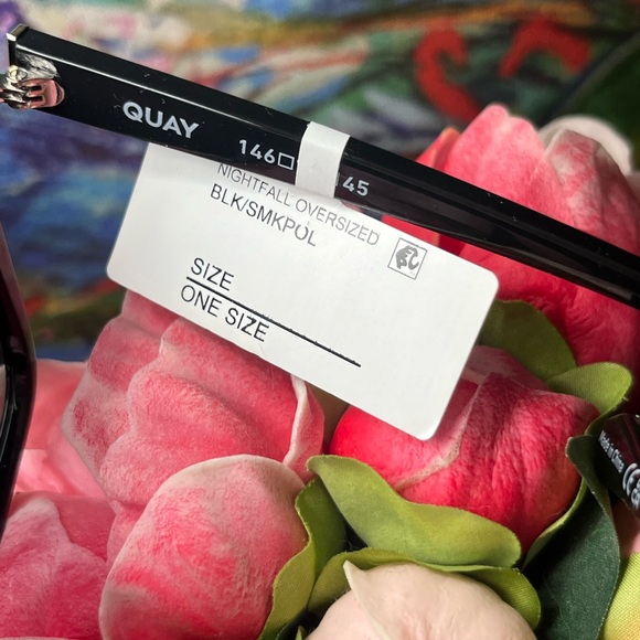 *NWT* Quay Australia Unisex Nightfall Oversized 52mm Polarized Shield Sunglasses - Picture 6 of 9